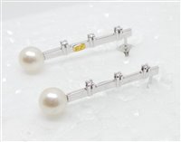 Boucles d'oreilles Recarlo Femme in Or Perla 0.6 Ct AB 819/B - AB 819/B